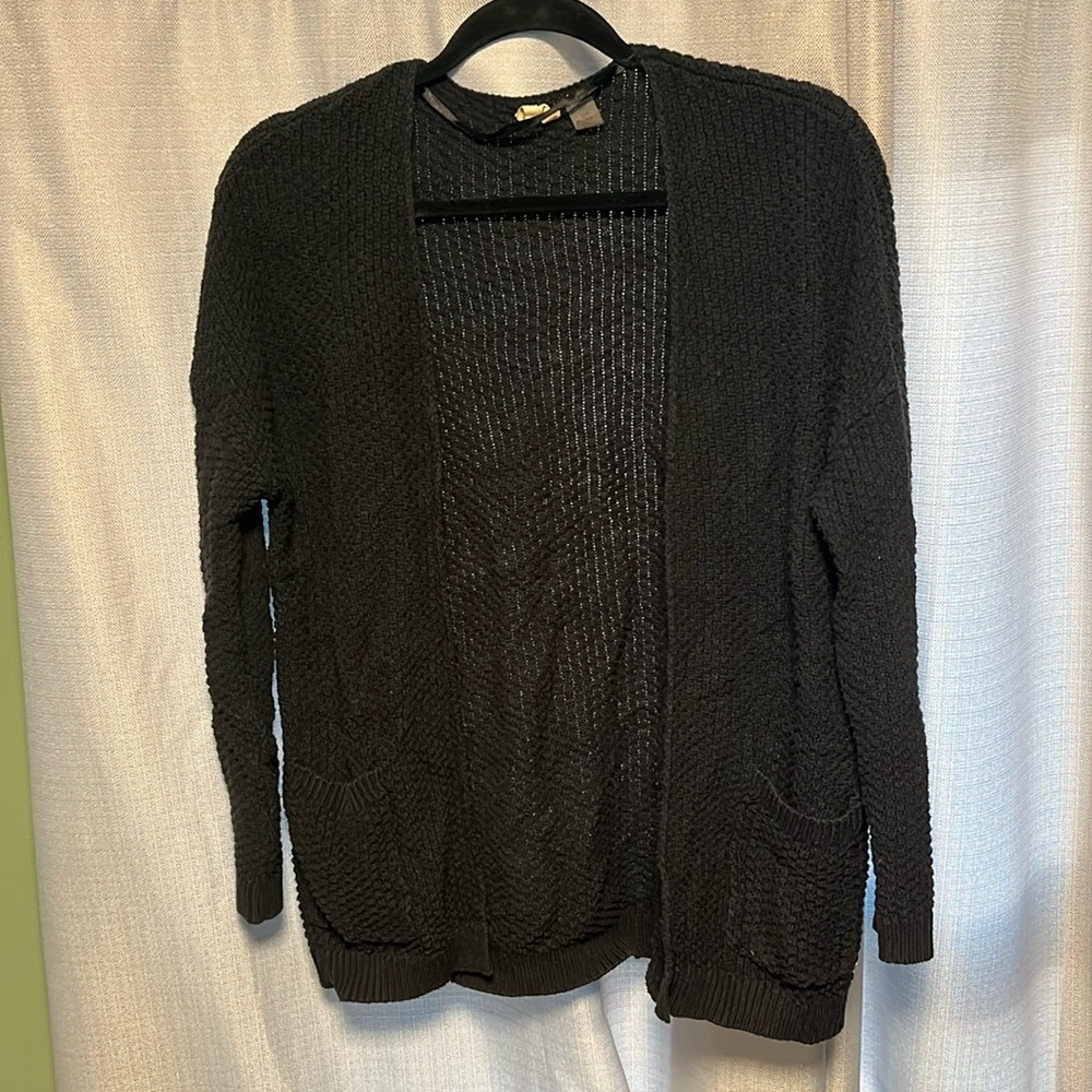 Black Roxy Cardigan